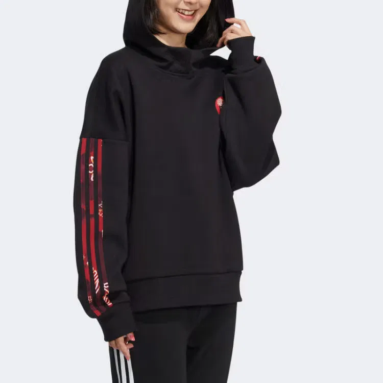 Худи с принтом CNY Adidas, черный