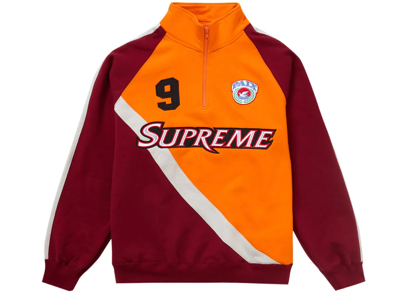 Мужской свитшот на молнии с велосипедным дизайном Equipe Supreme, Dark Orange