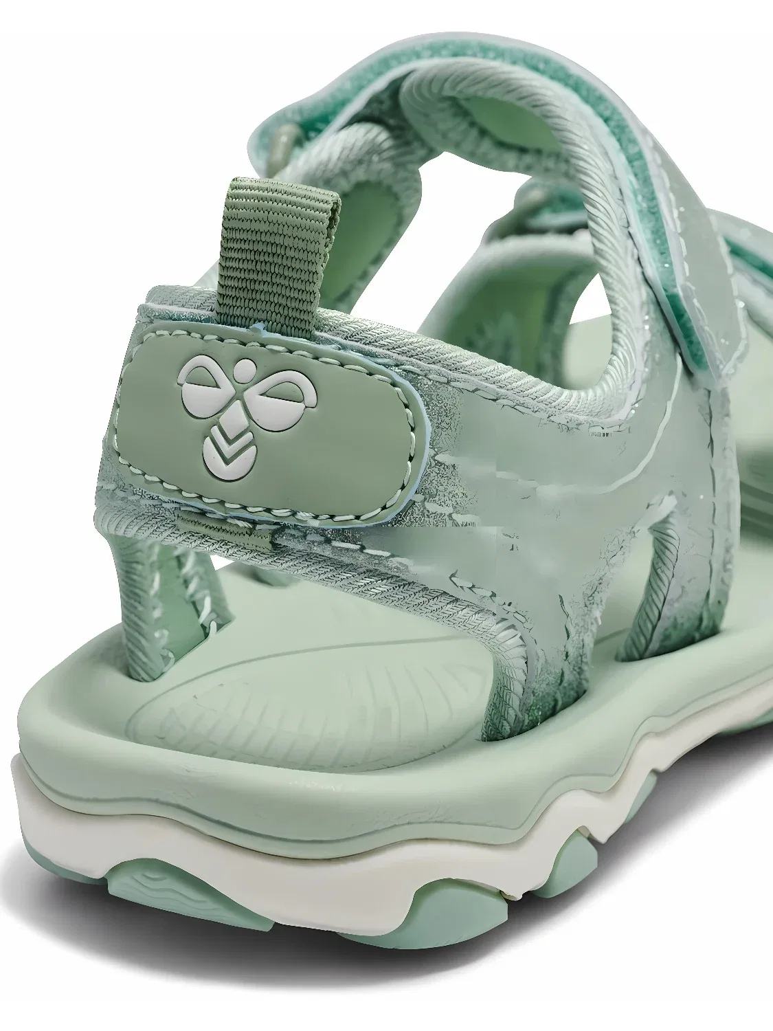 Сандалии детские с блестками Sandal Glitter Jr Hummel, зеленый