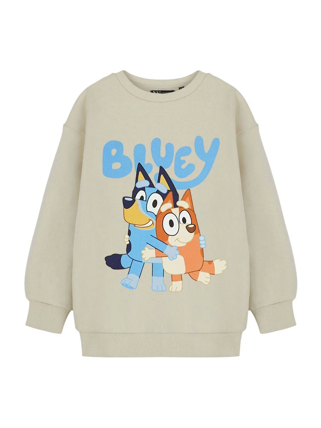 Свитшот детский с Bluey и Bingo Vanilla Underground, кремовый
