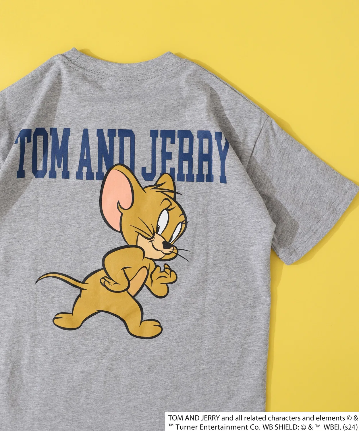 Детское платье оверсайз с принтом TOM&JERRY, Heather Grey