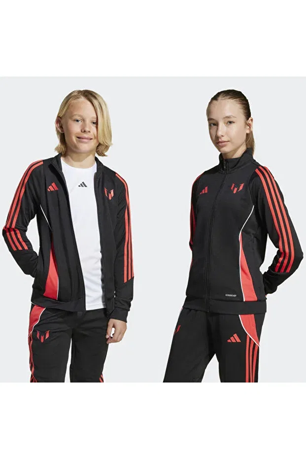 Детская куртка для девочек хлопковая Messi jacket Adidas, Black