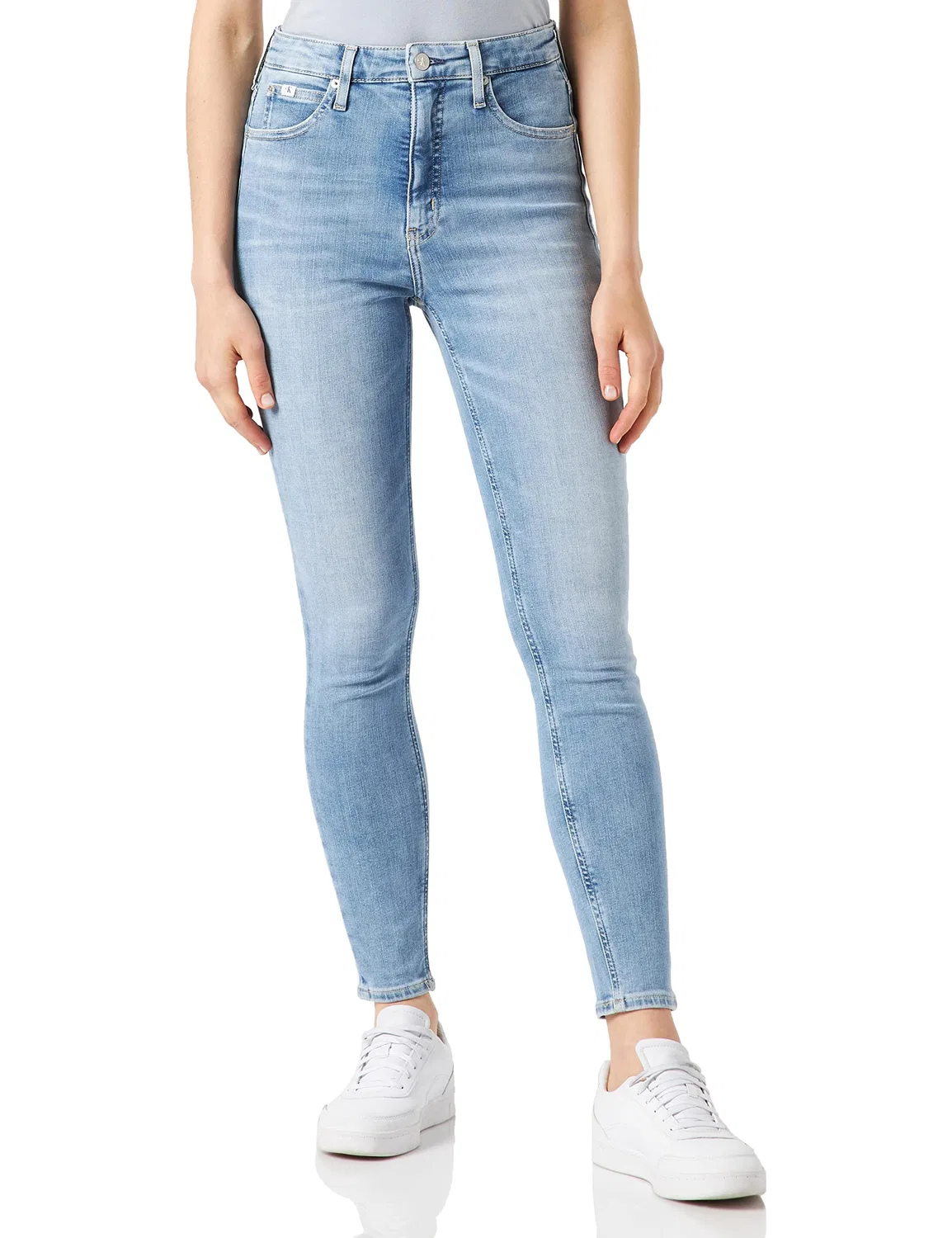 Женские джинсы с высокой посадкой Calvin Klein, Denim (Den Light)