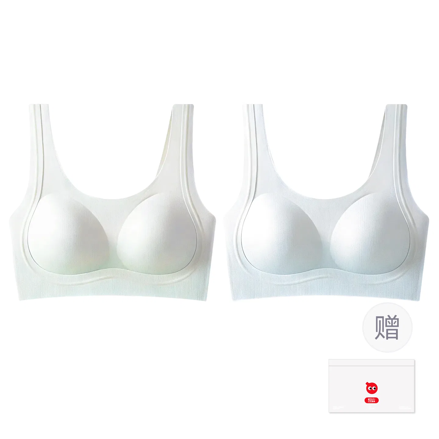 Детское белье для девочек без швов Red Bean, Light Blue+Light Purple — фото 3