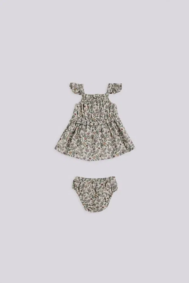 Детское для девочек платье с принтом Layette, Patterned — фото 2