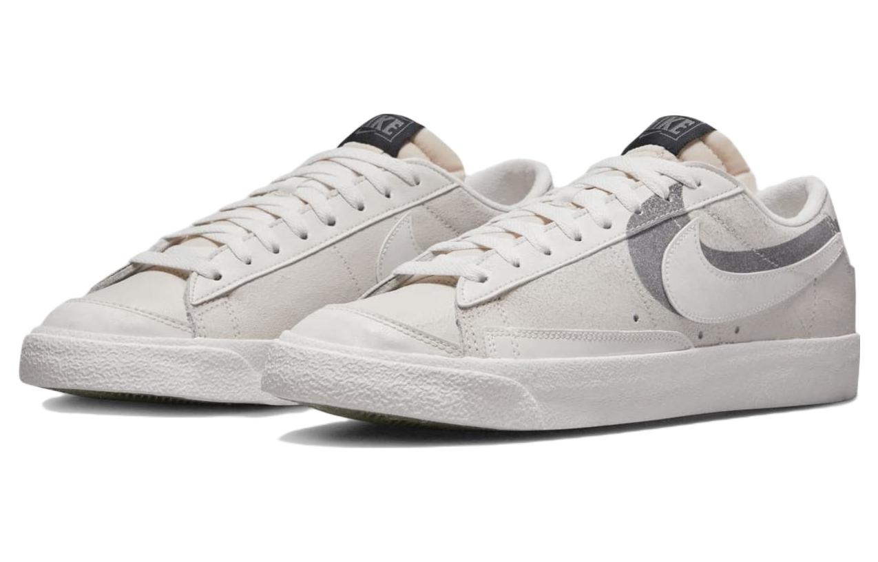 Кроссовки Nike Blazer Low 77 Premium, кремовый/серый — фото 3