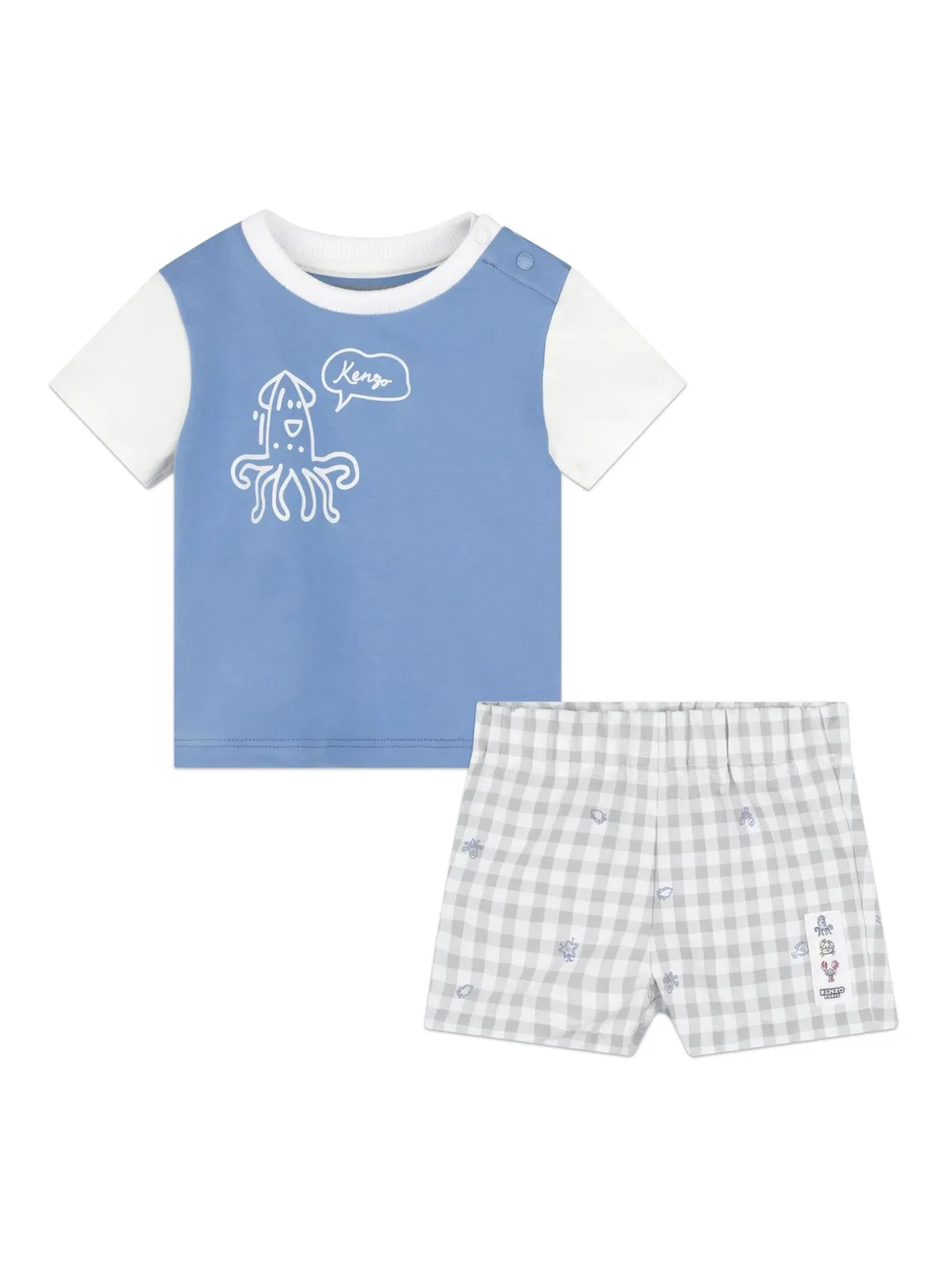 Комплект из топа и шортов Kenzo Kids