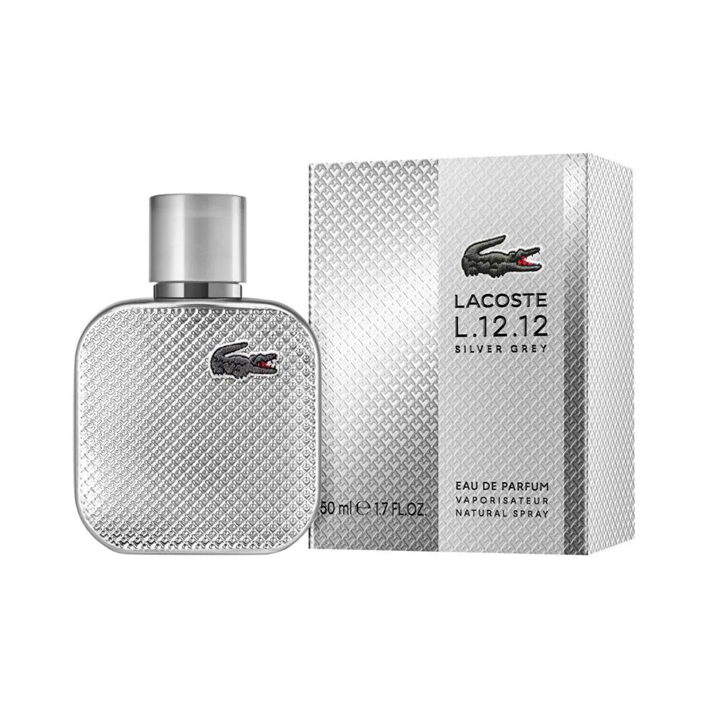 Парфюмерная вода для мужчин 50 мл, аромат L.12.12 Silver Grey Lacoste — фото 2