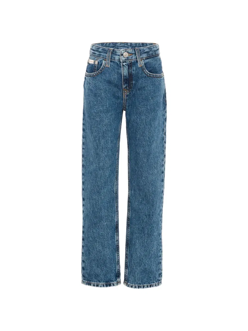 Джинсы прямого кроя Calvin Klein Kids, синий