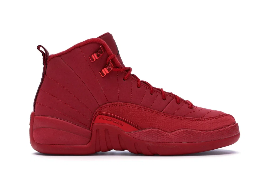 Детские кроссовки Lifestyle с длинным рукавом Jordan 12 Retro Jordan, Gym Red/Black-Gym Red