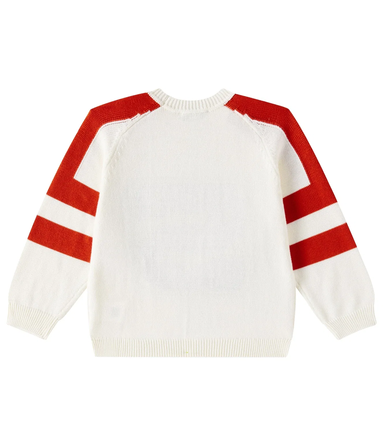 Свитер хлопковый с вышивкой Stella Mccartney Kids, белый — фото 3