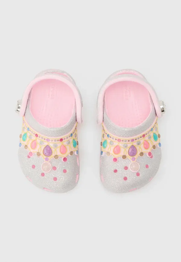 Классические сабо принцессы Crocs, розовый/мультиколор — фото 4