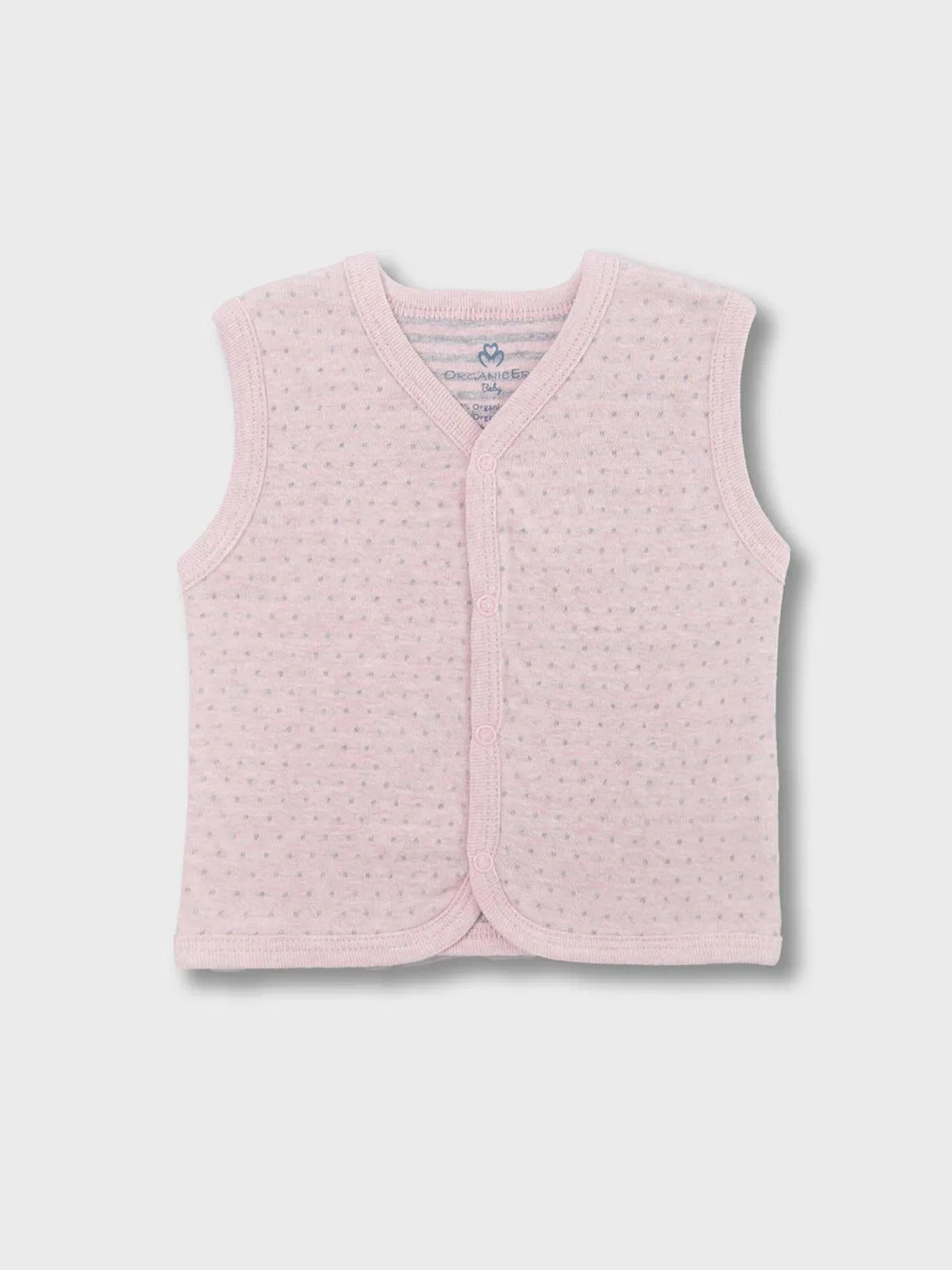 Детский жилет Organicera OrganicEra Organic Baby Vest в розовом цвете