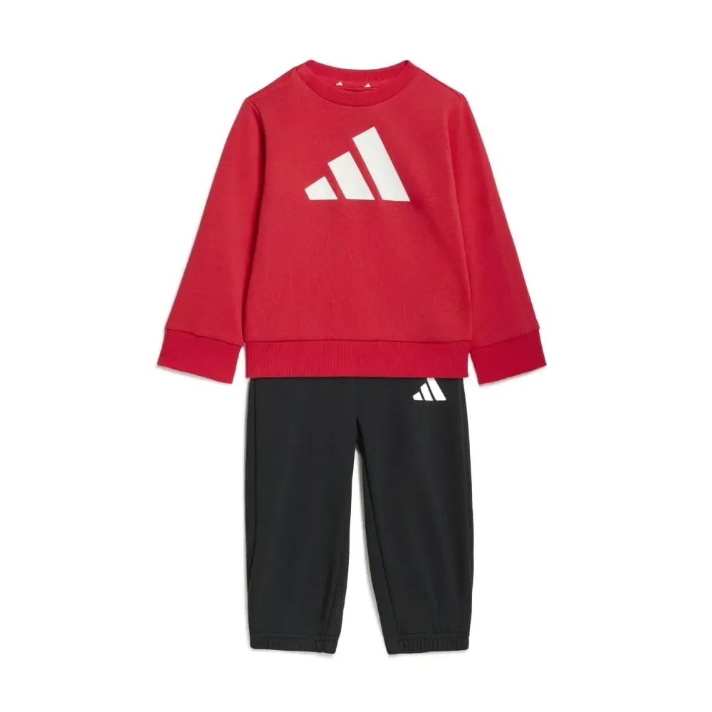 Детский спортивный комплект с логотипом 3 полосы Adidas, Red