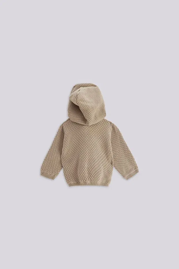 Детский кардиган для мальчиков хлопковый Layette, Gray