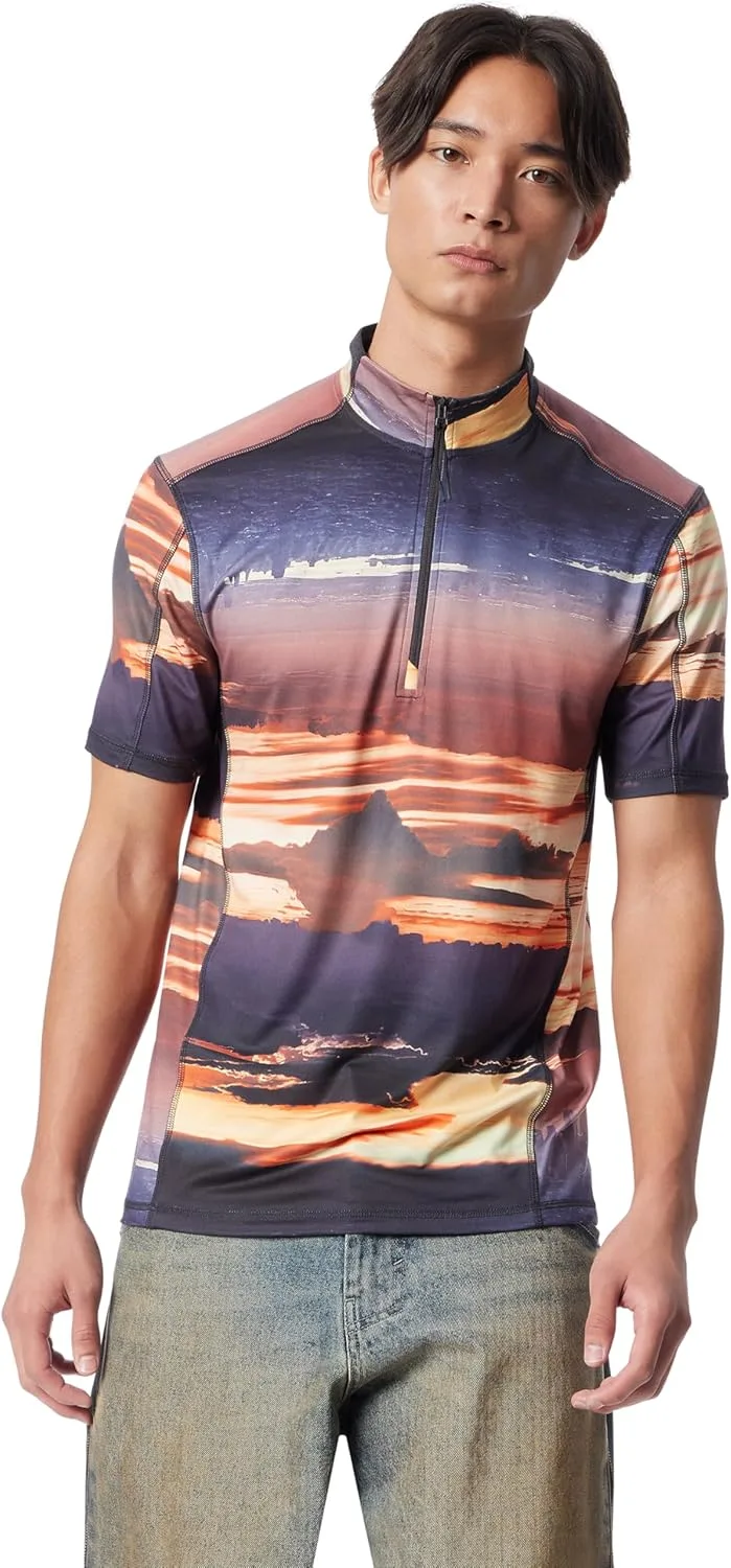 

Мужская футболка с длинным рукавом и молнией на 1/4 Cross-eyed Moose