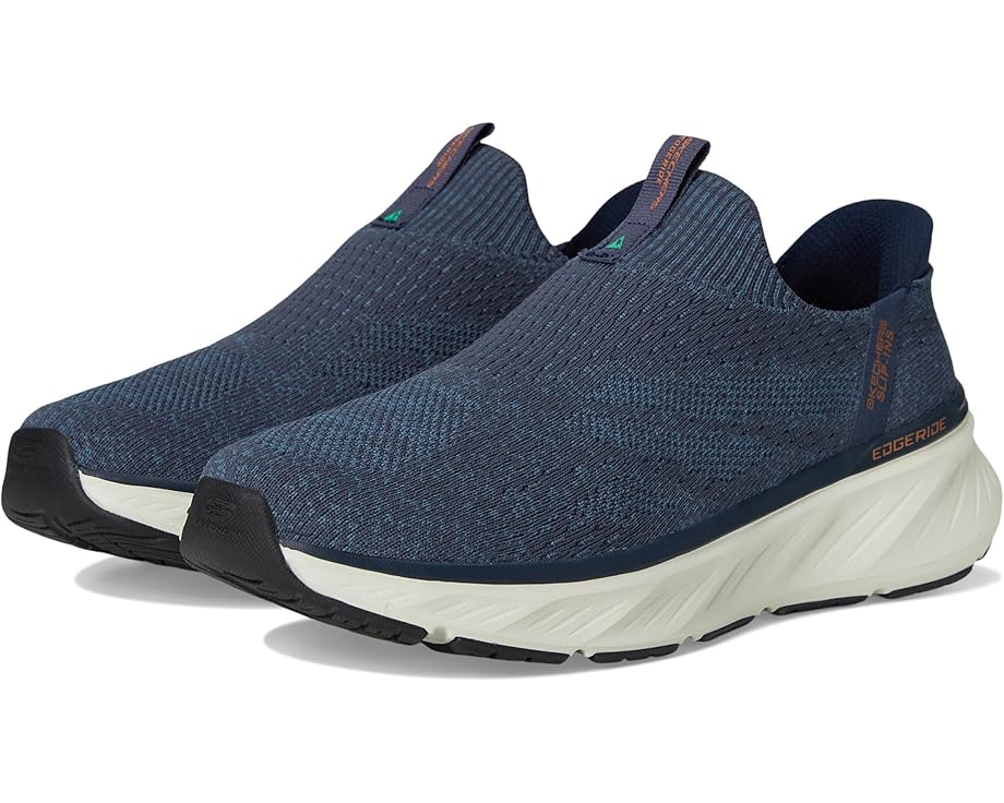 

Кроссовки SKECHERS Edgeride Commissioner Hands Free Slip-in, цвет Navy/Orange