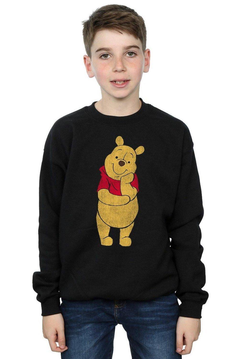 

Классический свитшот Winnie The Pooh, черный