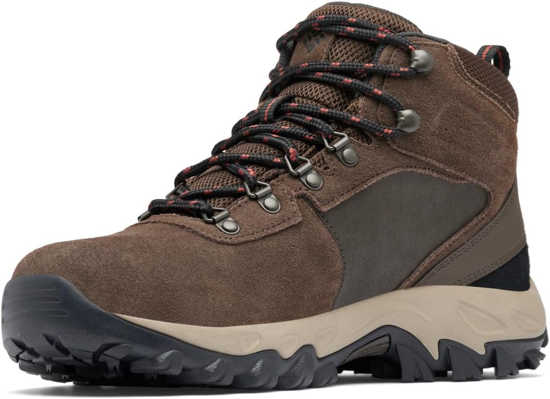 Columbia мужские ботинки Newton Ridge Plus II Suede Waterproof для походов, Cordovan/Spice — фото 2