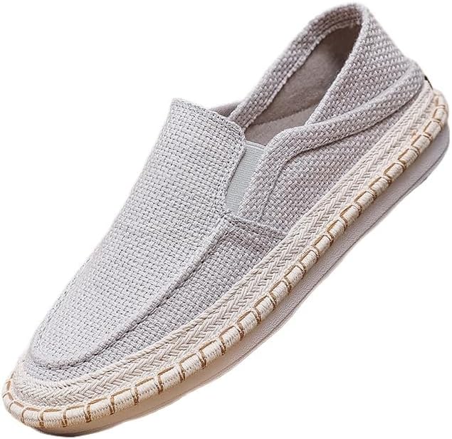 

Мужские слипоны, повседневные дышащие лодочные кроссовки с поддержкой свода стопы, легкие сетчатые мокасины для пляжа, вождения и ходьбы Hhhchpm, серый