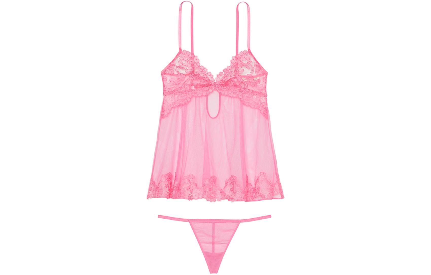 

Пижамный комплект VICTORIA'S SECRET, женский, персиково-розовый