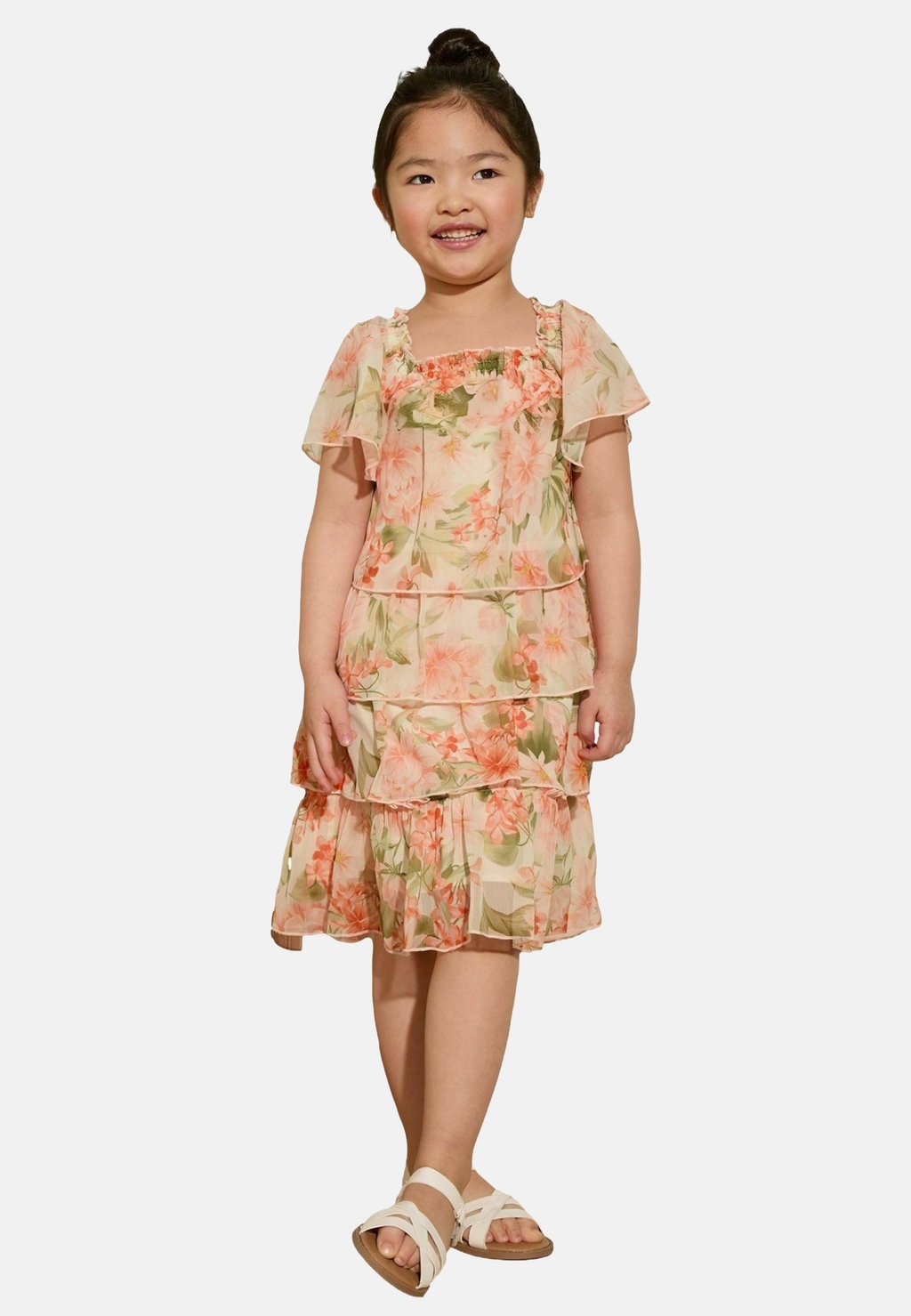 

Повседневное платье REGULAR FIT-FLORAL TIERED MINI Friends Like These, оранжевый