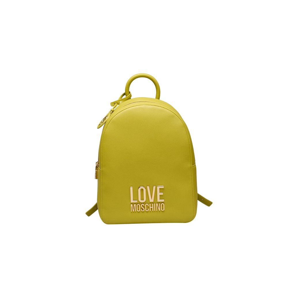 

Желтый полиэтиленовый женский рюкзак LOVE MOSCHINO
