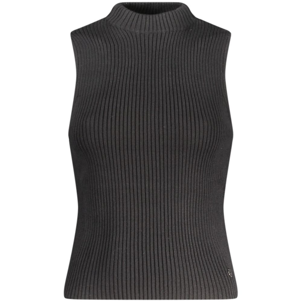 

Черная хлопковая майка Guess Shoes, черный