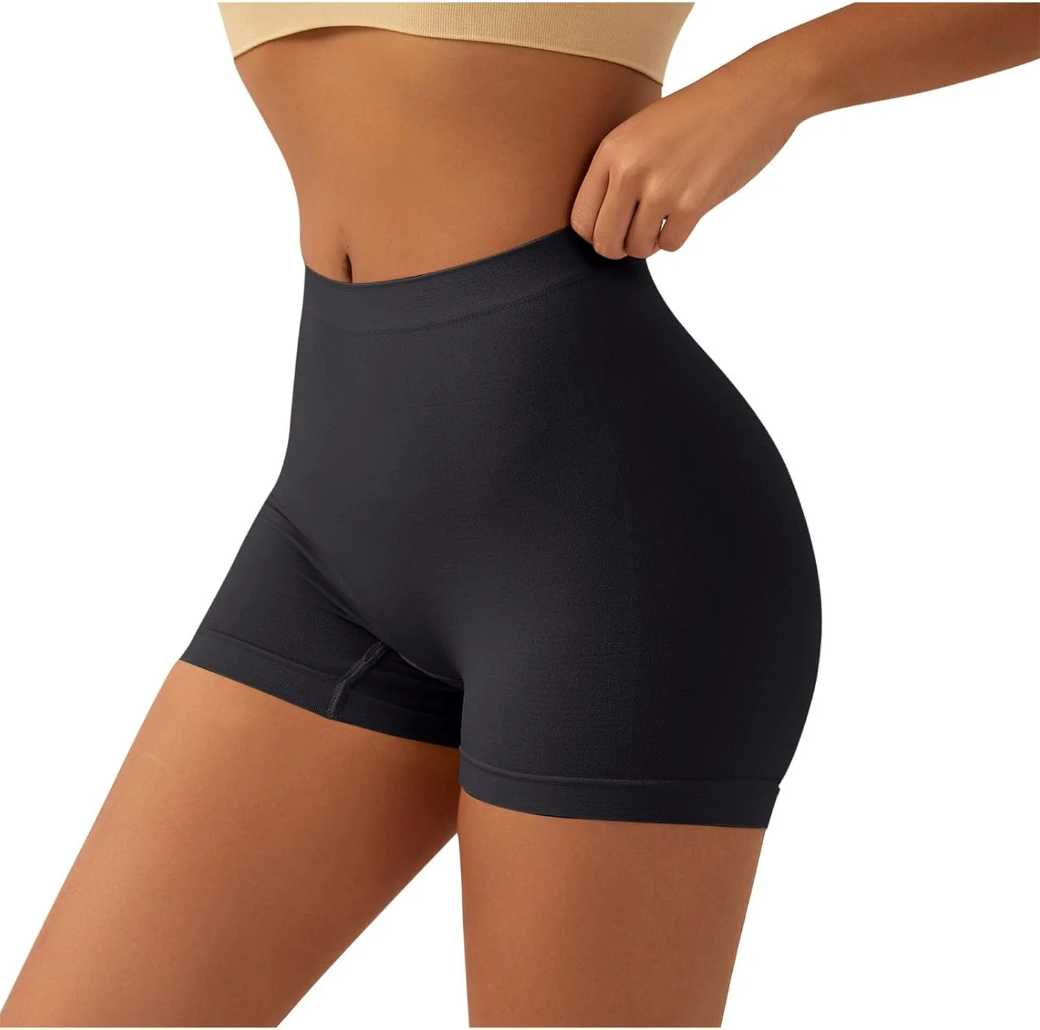 

Женские шорты Stretch Biker High Waisted с эффектом Tummy Control Sruiluo