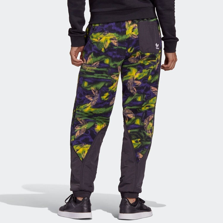 Трикотажные спортивные штаны мужские разноцветные Adidas Originals, цвет Multicolor — фото 4