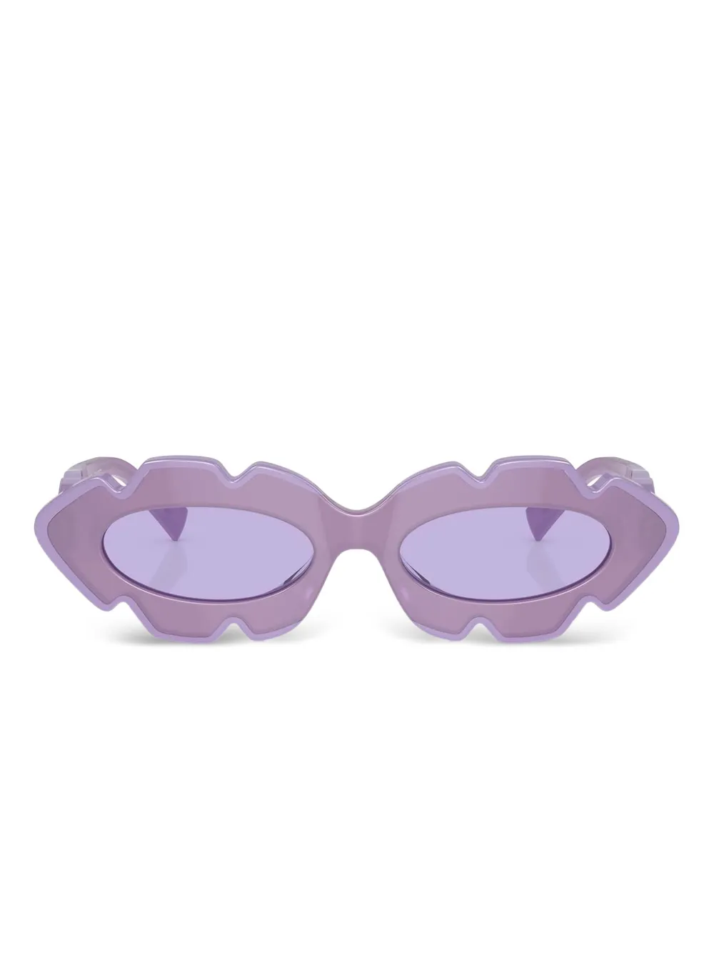 

Солнцезащитные очки в геометричной оправе Alain Mikli, фиолетовый