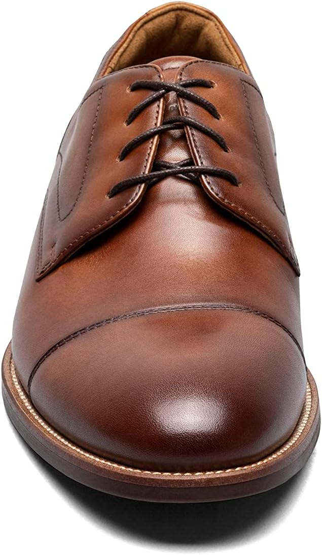 Мужские оксфорды Florsheim Rubano с кап-то носком, Cognac — фото 2