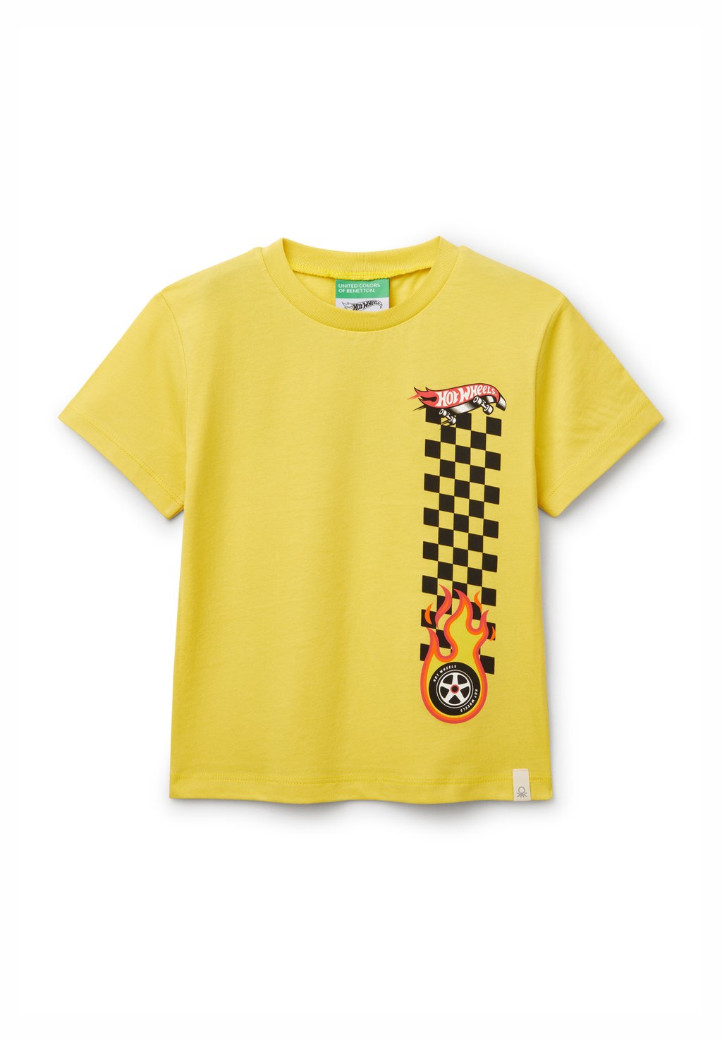 

Футболка с принтом United Colors of Benetton, желтый