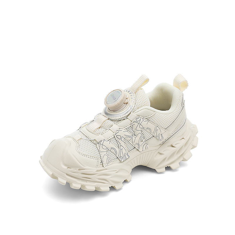 Кроссовки детские низкие Running Collection Slip Resistant, Abrasion Resistant, Lightweight Cushioning Jeep, экрю — фото 3