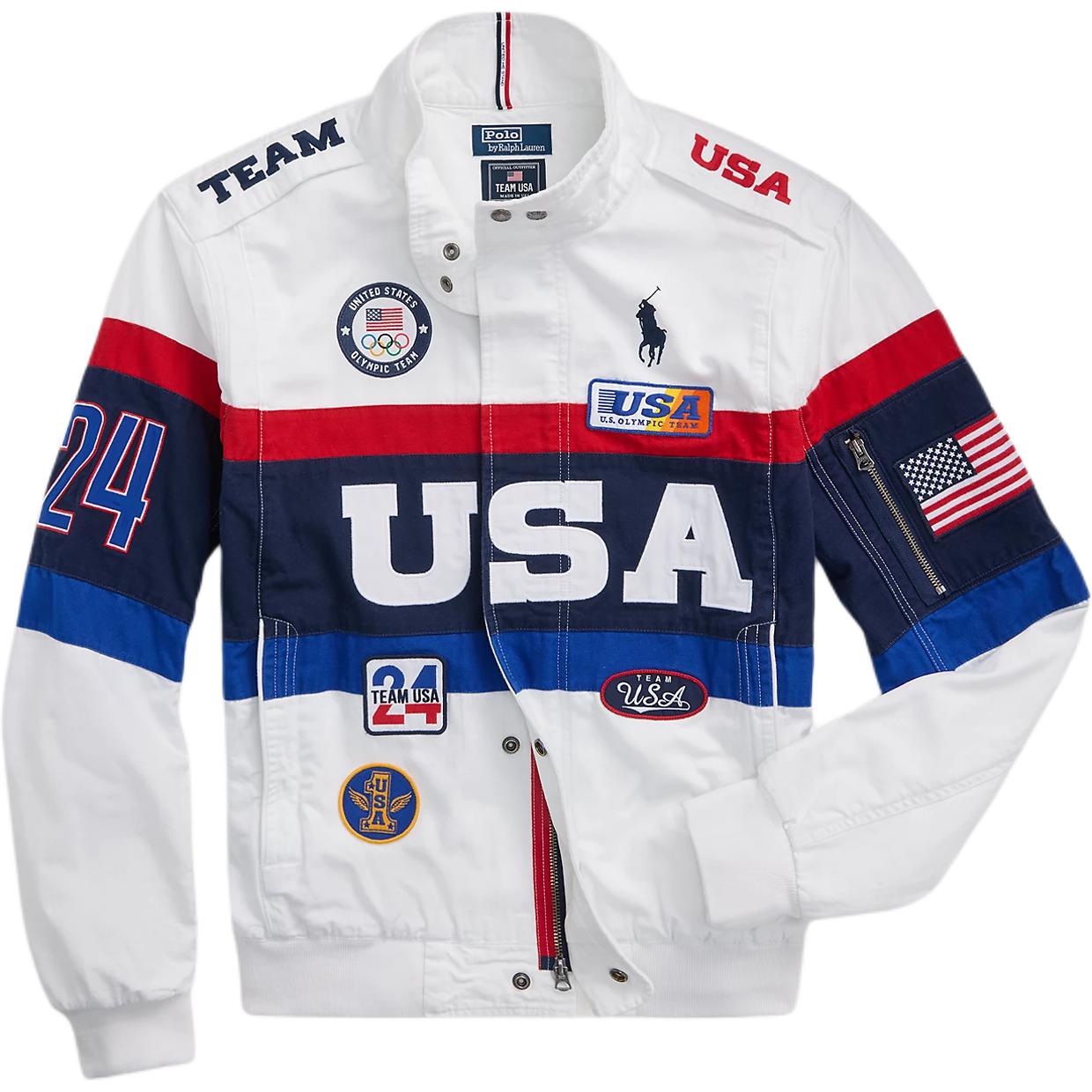 

Polo Ralph Lauren Курка сборной США для церемонии закрытия мужская белая, White