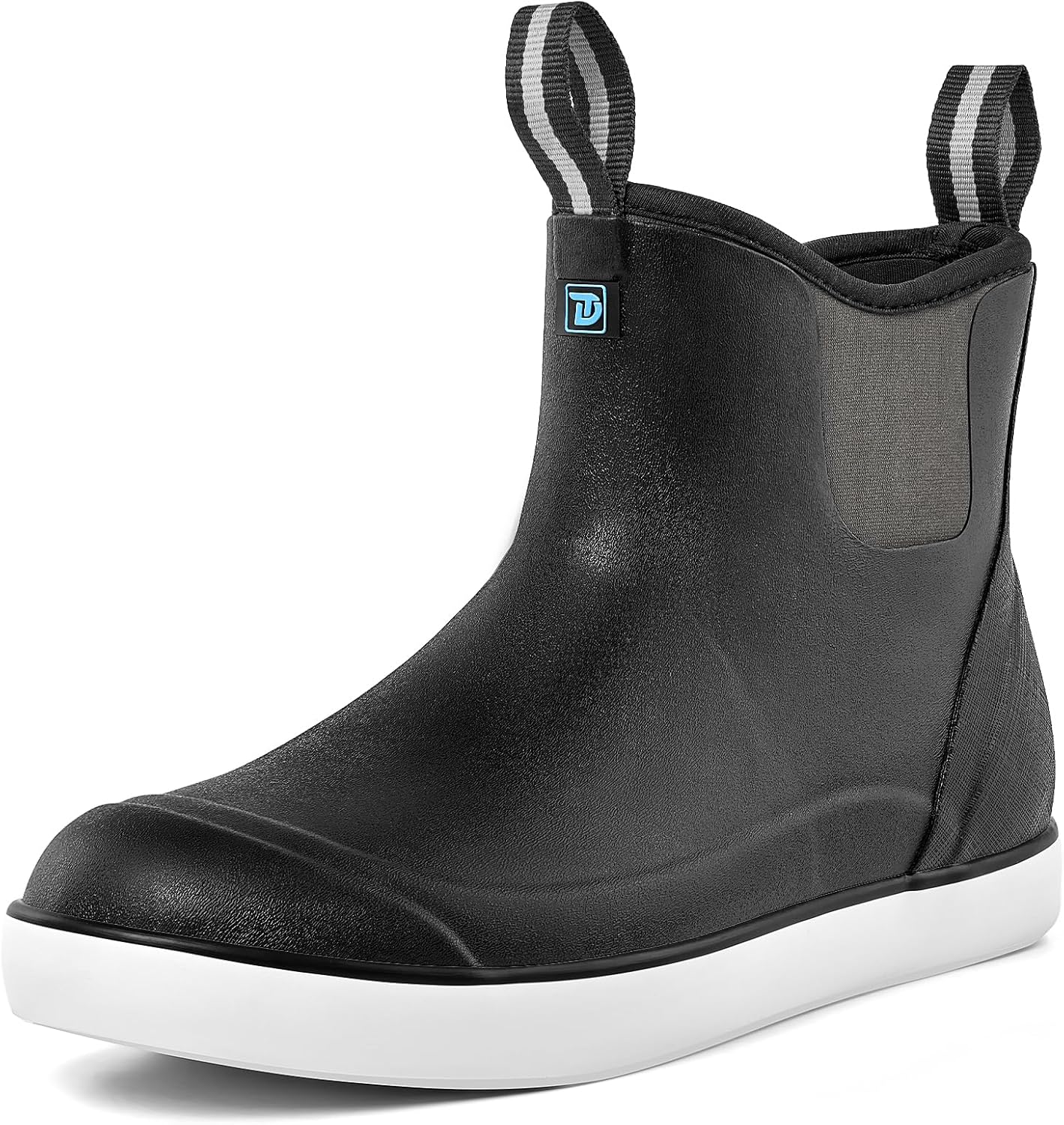 

Мужские водонепроницаемые утепленные ботинки Trudave, надежные резиновые ботинки до щиколотки с противоскользящей подошвой для рыбалки и лодочных прогулок, размеры 6-14, черный