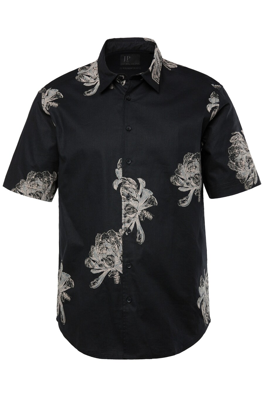 

Рубашка на пуговицах классического кроя JP1880, Black