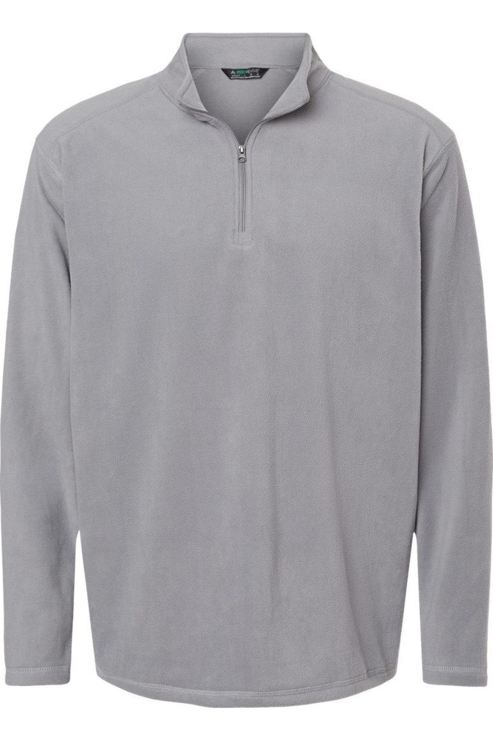 

Флисовый свитер Augusta Sportswear Eco Revive Micro-Lite с застежкой-молнией на четверть оборота, цвет athletic grey