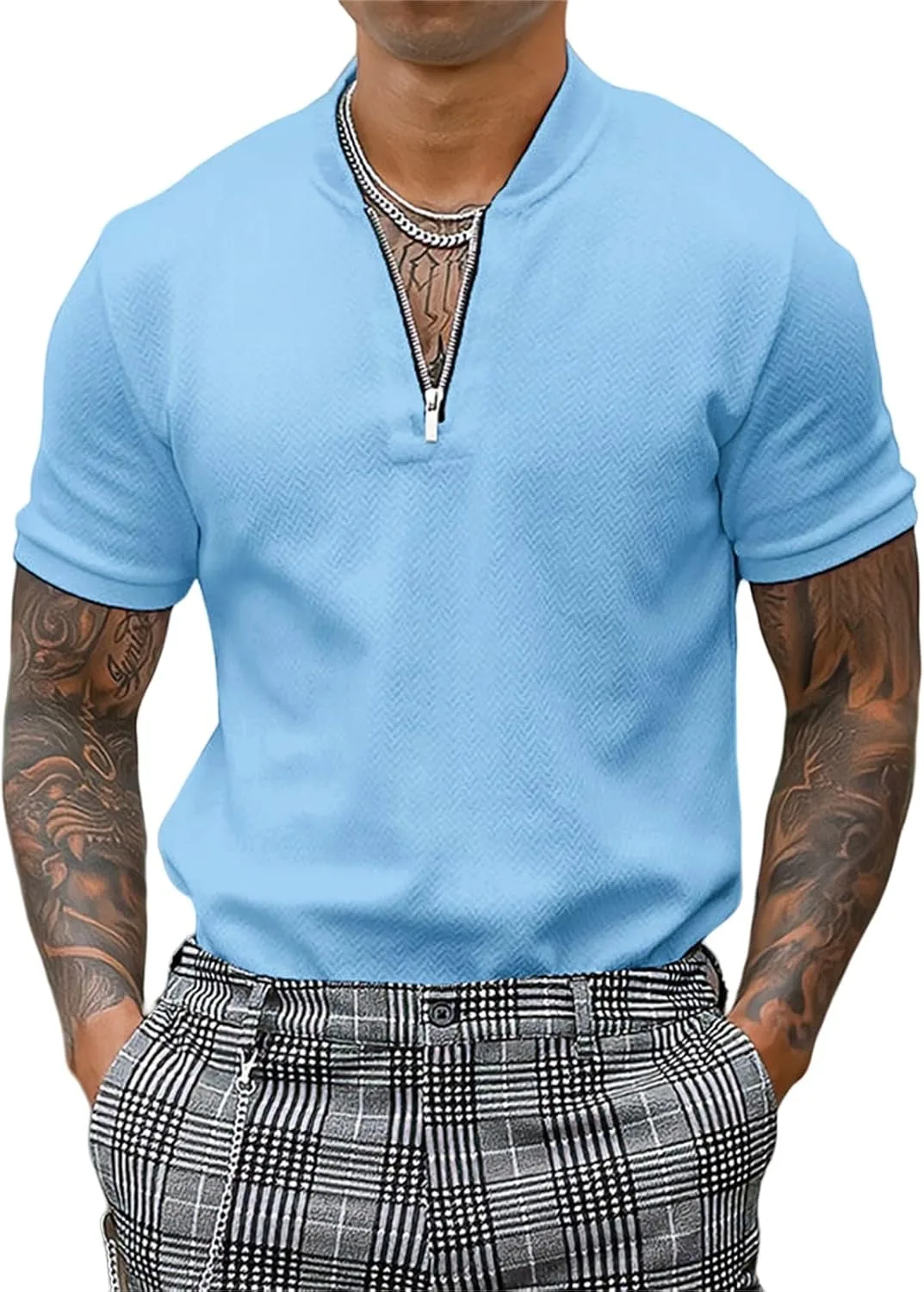 

Мужская поло летняя slim fit с коротким рукавом LGHLMCL