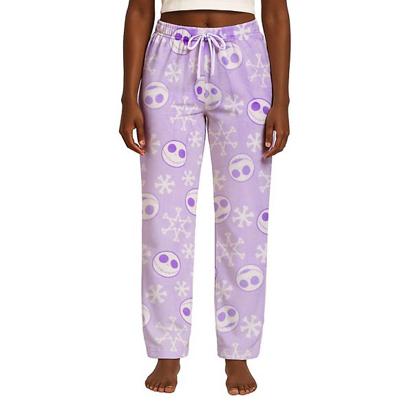 

Пижамные брюки из плюша с принтом jack skellington и снежинками disney's the nightmare before christmas Licensed Character