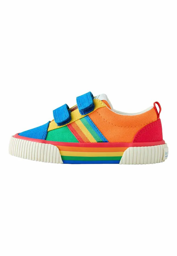 Детские скейтбордические кроссовки с цветовыми блоками Little Bird, Bright Rainbow