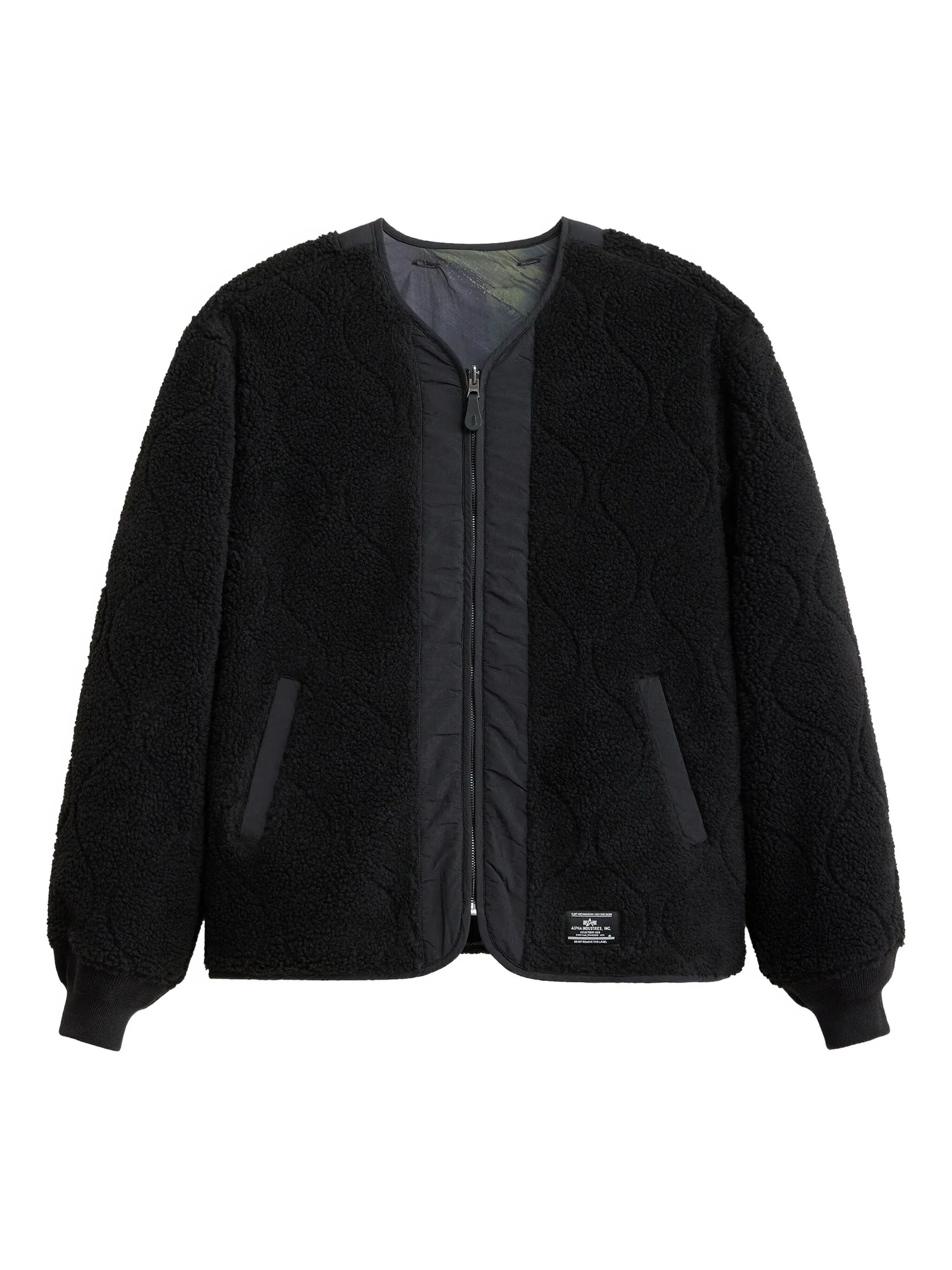 

Двусторонняя стеганая куртка M-65 Alpha Industries, синий