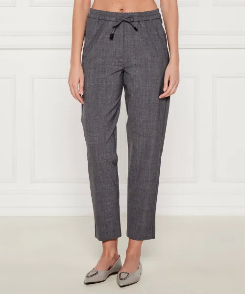 

Коричневые брюки Tapered fit Marella Sport, серый