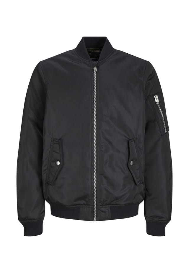 

Куртка куртка-бомбер океан Jack & Jones, черный