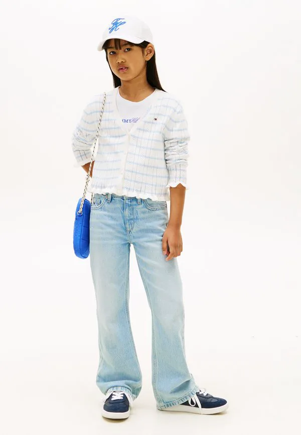 Потертые джинсы-клеш прямые джинсы Tommy Hilfiger, Lightused — фото 2