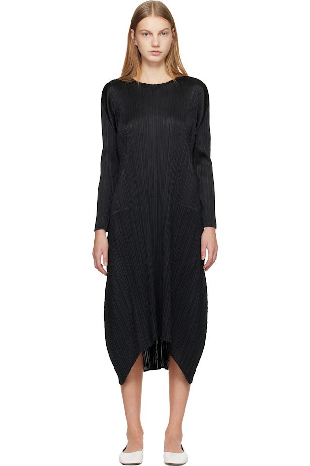 

Pleats Please Issey Miyake Цвета месяца, октябрьское миди-платье