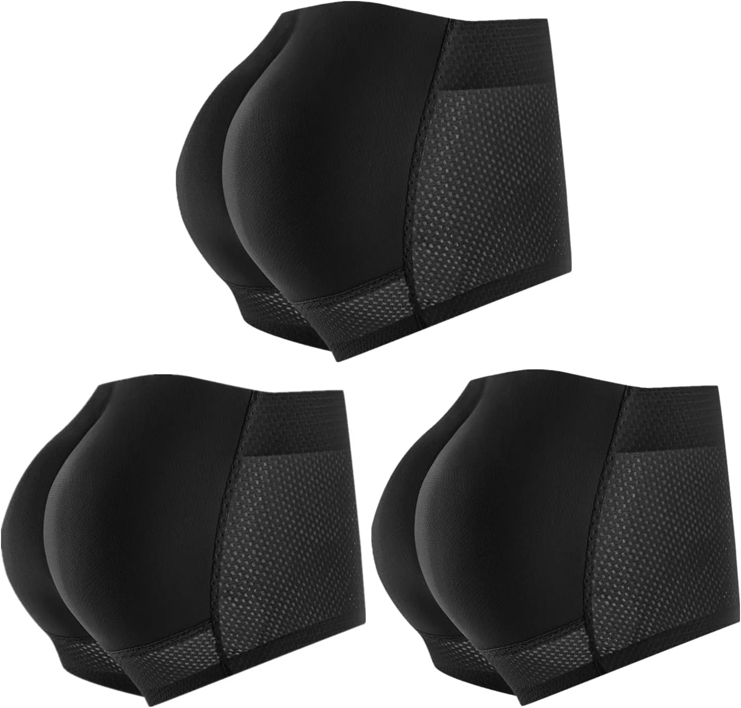Трусы боксеры с накладками для ягодиц, #A5-c/3pc