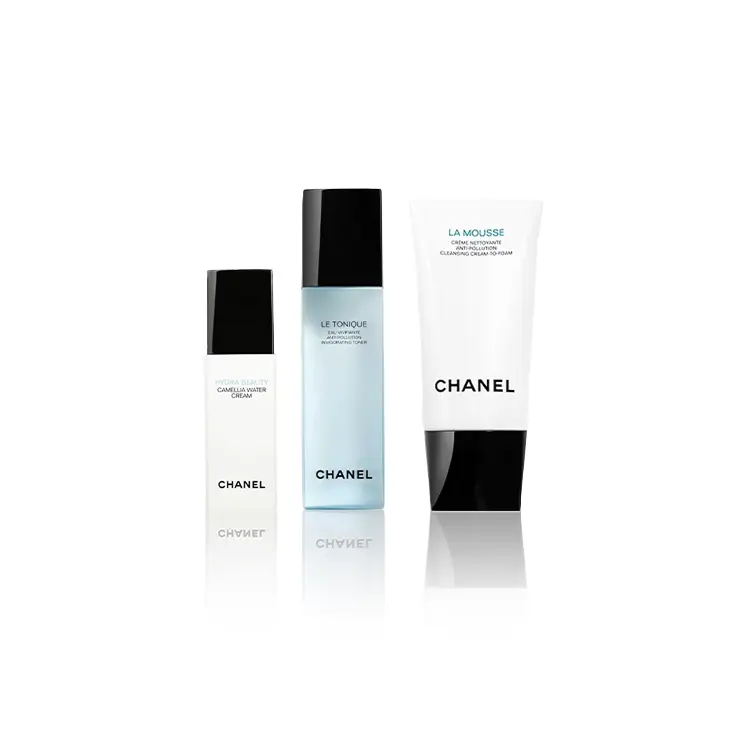 CHANEL Набор Camellia Skincare для увлажнения и очищения 150мл+160мл+30мл — фото 2