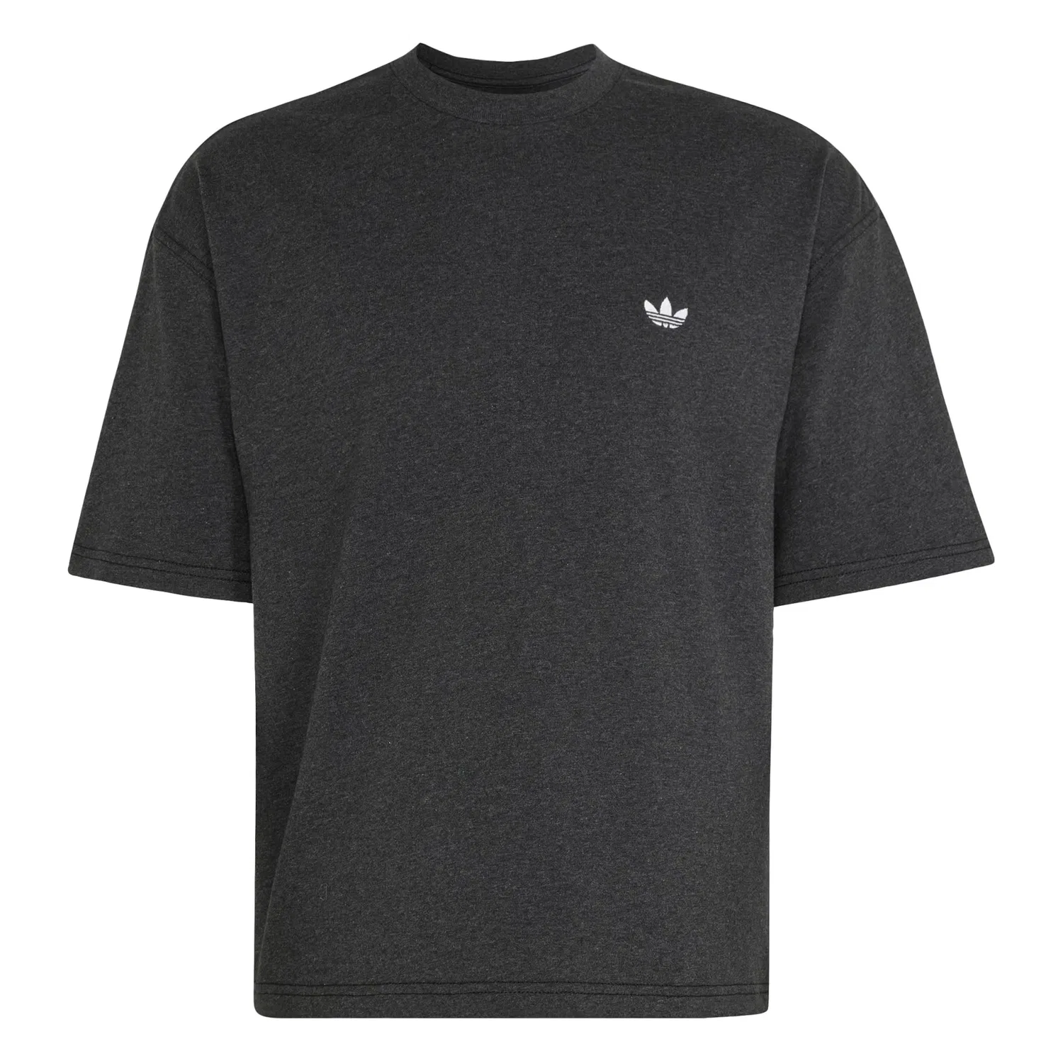 Футболка Adidas Originals Trefoil Essentials темно-серого цвета
