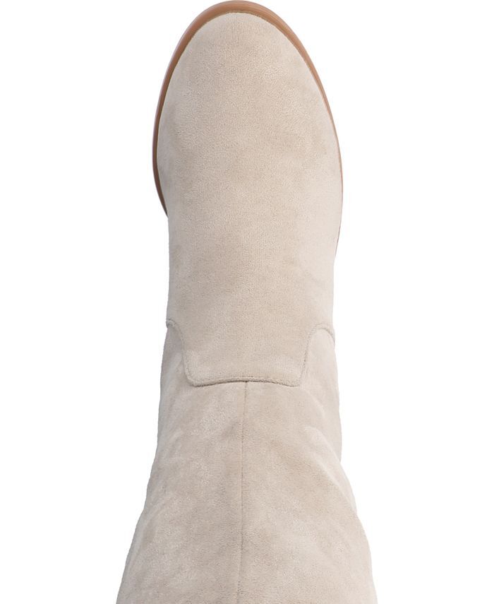 Женские ботинки из пеноматериала Romilly Tru Comfort с круглым носком и стандартным голенищем на блочном каблуке Journee Collection, цвет Stone — фото 4